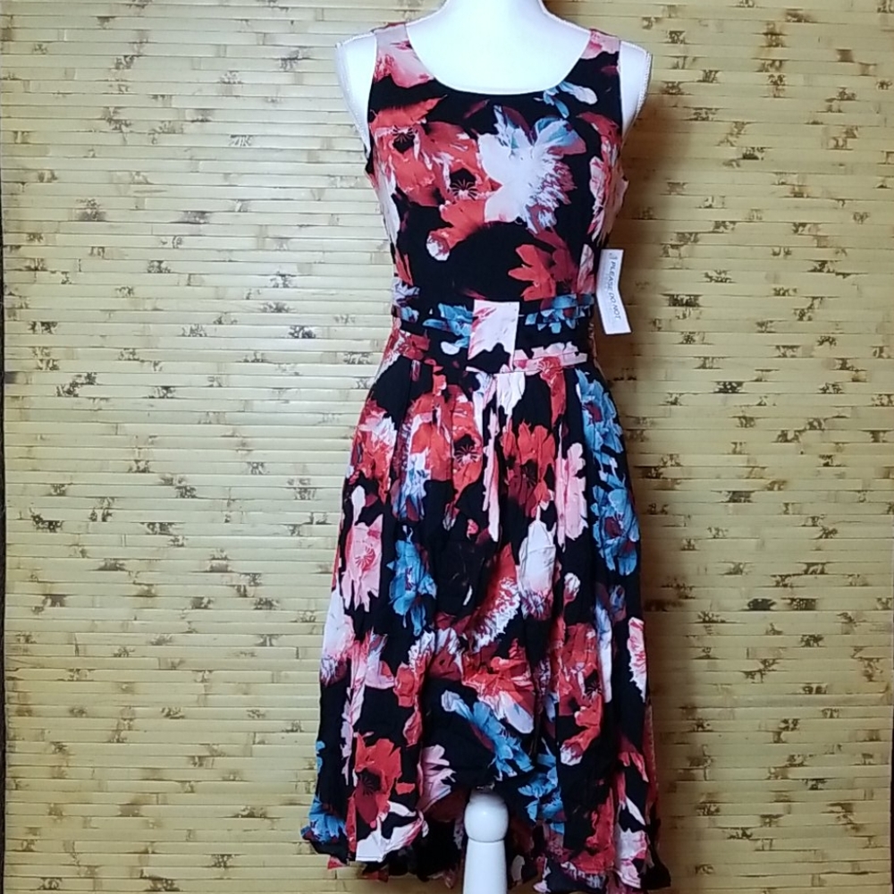 Floral Knee Length Dress